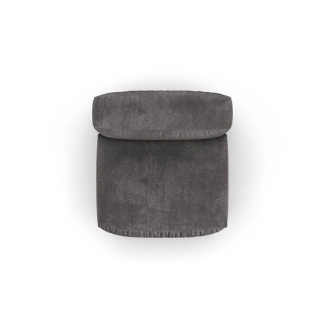 Martina Modulares Sofa Sitzelement, Sitztiefe 90 cm, aus Samt in Grau (Vogue 15), 120x90 cm von Micadoni – Bild 5