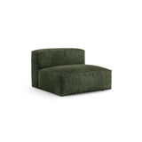 Martina Modulares Sofa Sitzelement, Sitztiefe 90 cm, aus Samt in Grün (Vogue 11), 120x90 cm von Micadoni – Bild 3