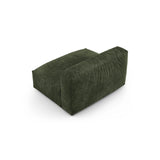 Martina Modulares Sofa Sitzelement, Sitztiefe 90 cm, aus Samt in Grün (Vogue 11), 132x120 cm von Micadoni – Bild 4