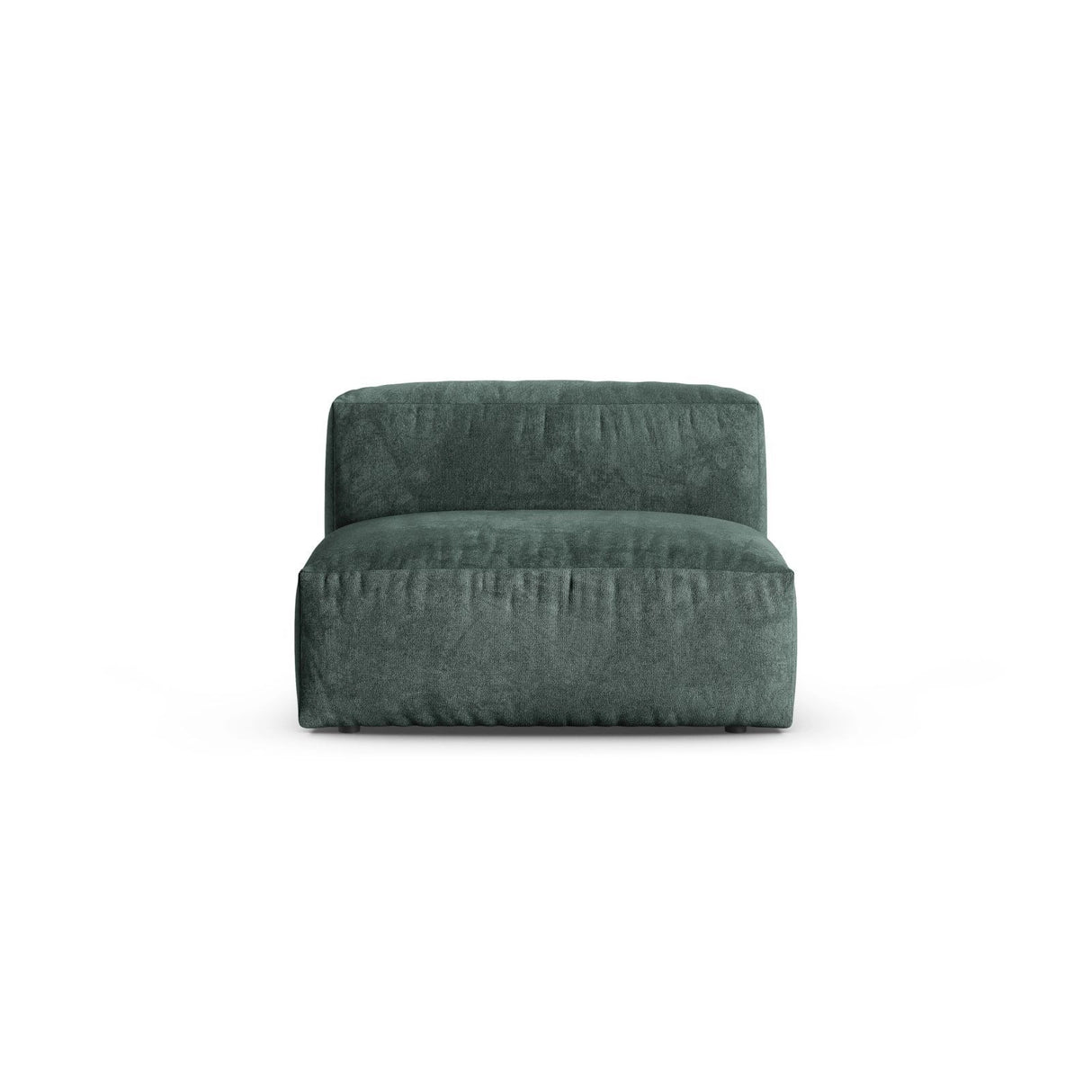 Martina Modulares Sofa Sitzelement, Sitztiefe 90 cm, aus Samt in Petrol (Vogue 12), 120x90 cm von Micadoni – Bild 1
