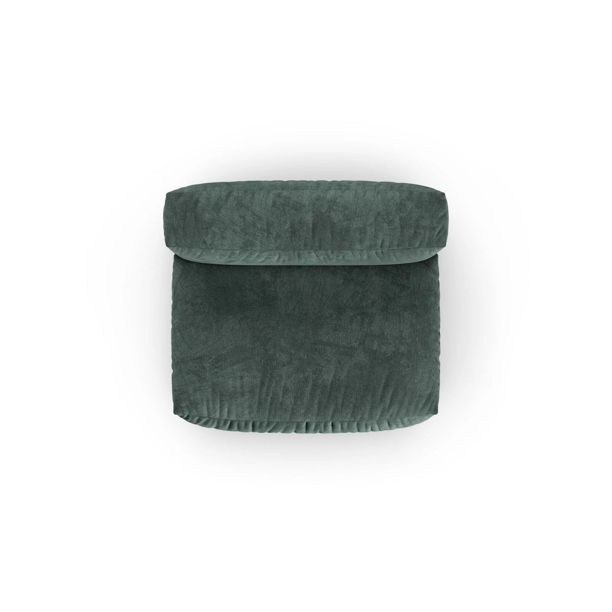 Martina Modulares Sofa Sitzelement, Sitztiefe 90 cm, aus Samt in Petrol (Vogue 12), 132x120 cm von Micadoni – Bild 5