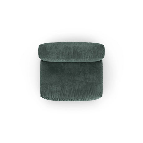 Martina Modulares Sofa Sitzelement, Sitztiefe 90 cm, aus Samt in Petrol (Vogue 12), 132x120 cm von Micadoni – Bild 5