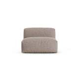 Martina Modulares Sofa Sitzelement, Sitztiefe 90 cm, aus Strukturierter Stoff in Dunkelbeige (Boston Trufa), 120x90 cm von Micadoni – Bild 1