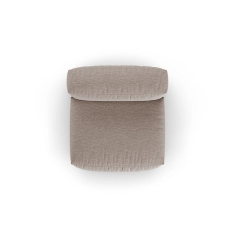 Martina Modulares Sofa Sitzelement, Sitztiefe 90 cm, aus Strukturierter Stoff in Dunkelbeige (Boston Trufa), 120x90 cm von Micadoni – Bild 5