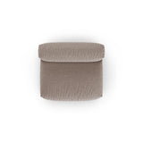 Martina Modulares Sofa Sitzelement, Sitztiefe 90 cm, aus Strukturierter Stoff in Dunkelbeige (Boston Trufa), 132x120 cm von Micadoni – Bild 5