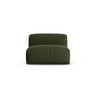 Martina Modulares Sofa Sitzelement, Sitztiefe 90 cm, aus Strukturierter Stoff in Grün (Boston Forest), 120x90 cm von Micadoni – Bild 1