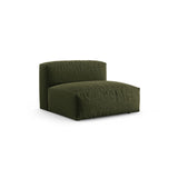 Martina Modulares Sofa Sitzelement, Sitztiefe 90 cm, aus Strukturierter Stoff in Grün (Boston Forest), 120x90 cm von Micadoni – Bild 3