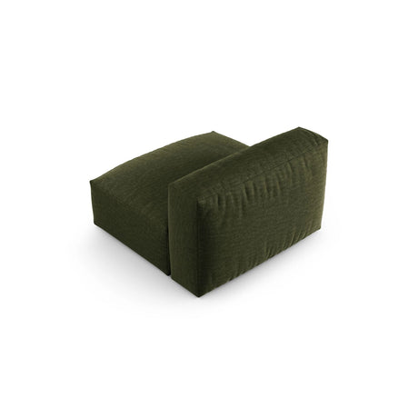 Martina Modulares Sofa Sitzelement, Sitztiefe 90 cm, aus Strukturierter Stoff in Grün (Boston Forest), 120x90 cm von Micadoni – Bild 4