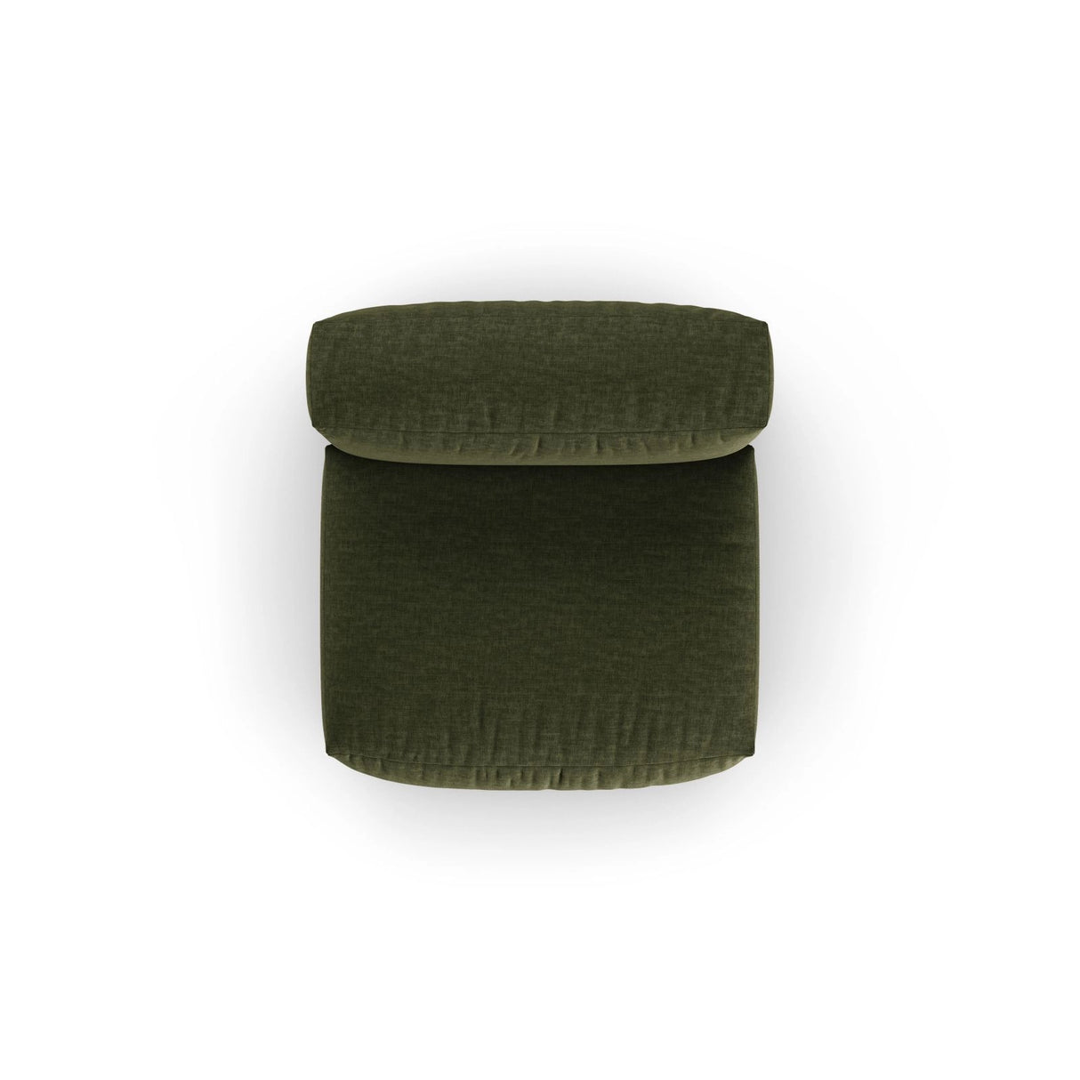 Martina Modulares Sofa Sitzelement, Sitztiefe 90 cm, aus Strukturierter Stoff in Grün (Boston Forest), 120x90 cm von Micadoni – Bild 5