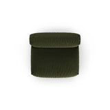 Martina Modulares Sofa Sitzelement, Sitztiefe 90 cm, aus Strukturierter Stoff in Grün (Boston Forest), 132x120 cm von Micadoni – Bild 5