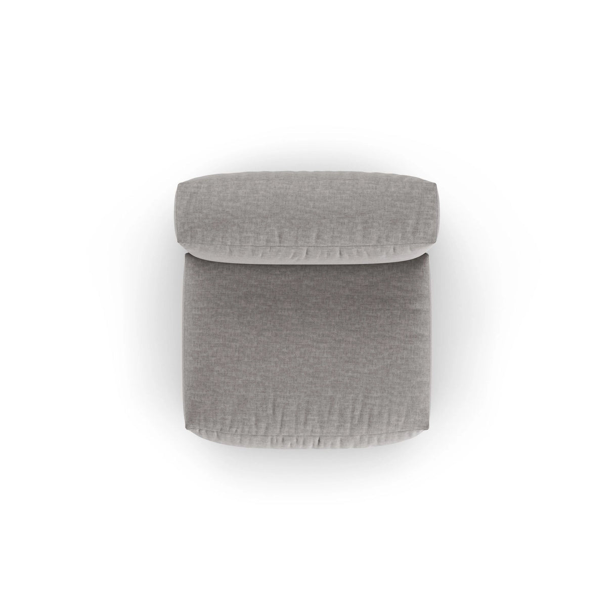 Martina Modulares Sofa Sitzelement, Sitztiefe 90 cm, aus Strukturierter Stoff in Hellgrau (Boston Light Grey), 120x90 cm von Micadoni – Bild 5