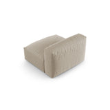 Martina Modulares Sofa Sitzelement, Sitztiefe 90 cm, aus Strukturierter Stoff in Leichtes Beige (Boston Toffee), 120x90 cm von Micadoni – Bild 4