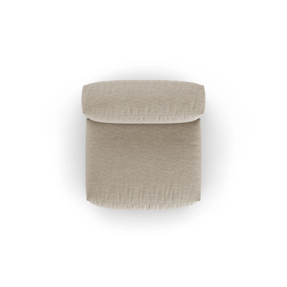 Martina Modulares Sofa Sitzelement, Sitztiefe 90 cm, aus Strukturierter Stoff in Leichtes Beige (Boston Toffee), 120x90 cm von Micadoni – Bild 5