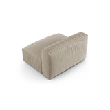 Martina Modulares Sofa Sitzelement, Sitztiefe 90 cm, aus Strukturierter Stoff in Leichtes Beige (Boston Toffee), 132x120 cm von Micadoni – Bild 4