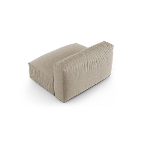 Martina Modulares Sofa Sitzelement, Sitztiefe 90 cm, aus Strukturierter Stoff in Leichtes Beige (Boston Toffee), 132x120 cm von Micadoni – Bild 4