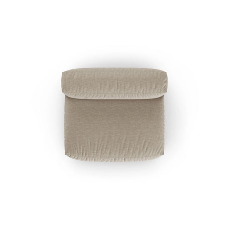 Martina Modulares Sofa Sitzelement, Sitztiefe 90 cm, aus Strukturierter Stoff in Leichtes Beige (Boston Toffee), 132x120 cm von Micadoni – Bild 5