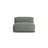 Martina Modulares Sofa Sitzelement, Sitztiefe 90 cm, aus Strukturierter Stoff in Moosgrün (Boston Water Green), 120x90 cm von Micadoni – Bild 1