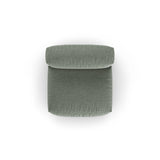 Martina Modulares Sofa Sitzelement, Sitztiefe 90 cm, aus Strukturierter Stoff in Moosgrün (Boston Water Green), 120x90 cm von Micadoni – Bild 5