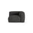 Martina Modulares Sofa Sitzelement, Symmetrisch, Sitztiefe 90 cm, aus Boucle in Anthrazit (Monet Anthracite), 120x120 cm von Micadoni – Bild 1