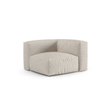 Martina Modulares Sofa Sitzelement, Symmetrisch, Sitztiefe 90 cm, aus Boucle in Beige (Monet Sand), 120x120 cm von Micadoni – Bild 3