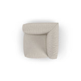Martina Modulares Sofa Sitzelement, Symmetrisch, Sitztiefe 90 cm, aus Boucle in Beige (Monet Sand), 120x120 cm von Micadoni – Bild 5