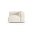 Martina Modulares Sofa Sitzelement, Symmetrisch, Sitztiefe 90 cm, aus Boucle in Elfenbein (Monet Nata), 120x120 cm von Micadoni – Bild 1