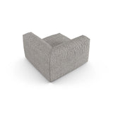 Martina Modulares Sofa Sitzelement, Symmetrisch, Sitztiefe 90 cm, aus Boucle in Graphit (Monet Graphite), 120x120 cm von Micadoni – Bild 4