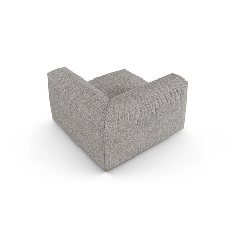 Martina Modulares Sofa Sitzelement, Symmetrisch, Sitztiefe 90 cm, aus Boucle in Graphit (Monet Graphite), 120x120 cm von Micadoni – Bild 4
