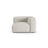 Martina Modulares Sofa Sitzelement, Symmetrisch, Sitztiefe 90 cm, aus Boucle in Grau Beige meliert (Monet Pearl), 120x120 cm von Micadoni – Bild 1