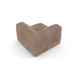 Martina Modulares Sofa Sitzelement, Symmetrisch, Sitztiefe 90 cm, aus Cord in Acorn (Tilia 17), 120x120 cm von Micadoni – Bild 4