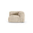 Martina Modulares Sofa Sitzelement, Symmetrisch, Sitztiefe 90 cm, aus Cord in Leichtes Beige (Tilia 03), 120x120 cm von Micadoni – Bild 1