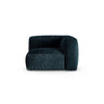 Martina Modulares Sofa Sitzelement, Symmetrisch, Sitztiefe 90 cm, aus Samt in Deep Petrol (Vogue 13), 120x120 cm von Micadoni – Bild 1