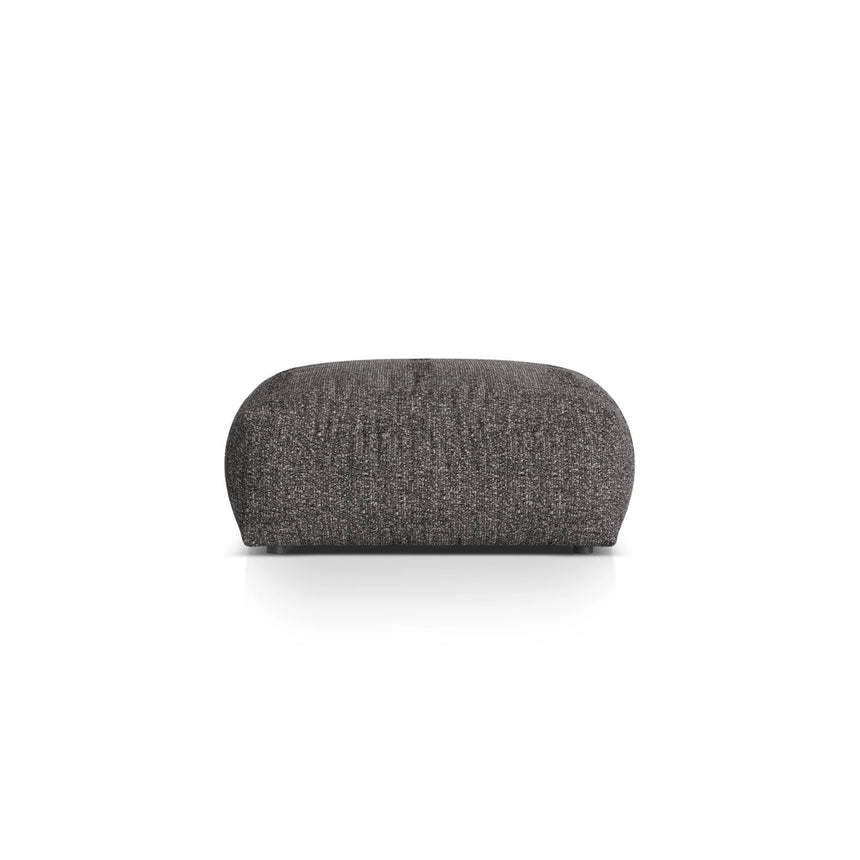 Martina Pouf aus Boucle in Anthrazit (Monet Anthracite), 106x106 cm von Micadoni – Bild 1