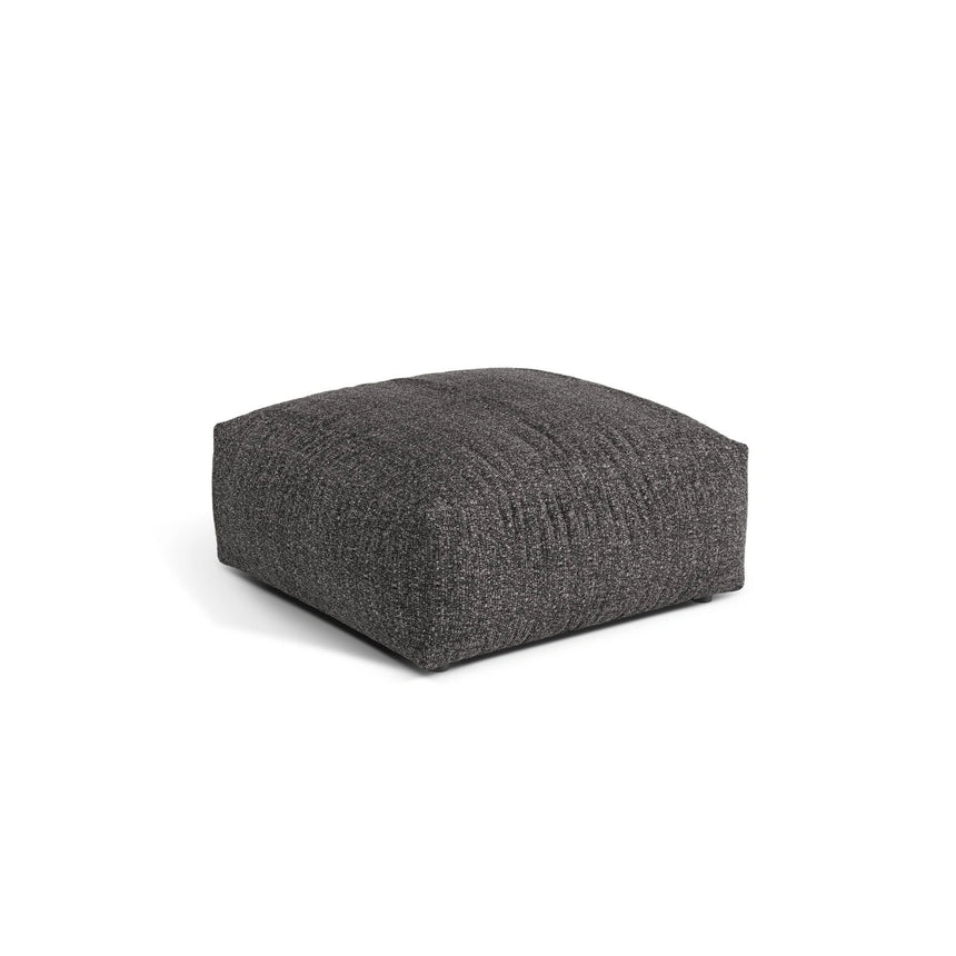 Martina Pouf aus Boucle in Anthrazit (Monet Anthracite), 106x106 cm von Micadoni – Bild 3