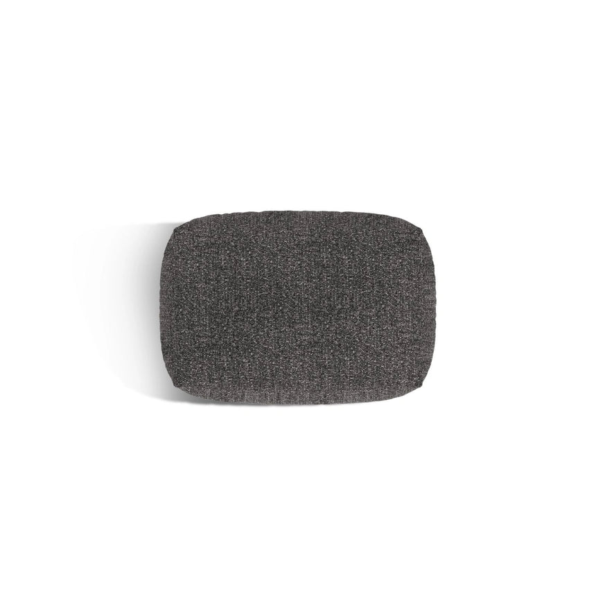 Martina Pouf aus Boucle in Anthrazit (Monet Anthracite), 95x65 cm von Micadoni – Bild 4