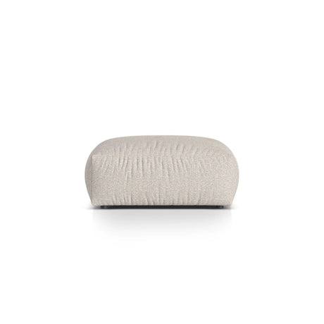 Martina Pouf aus Boucle in Beige (Monet Sand), 106x106 cm von Micadoni – Bild 1