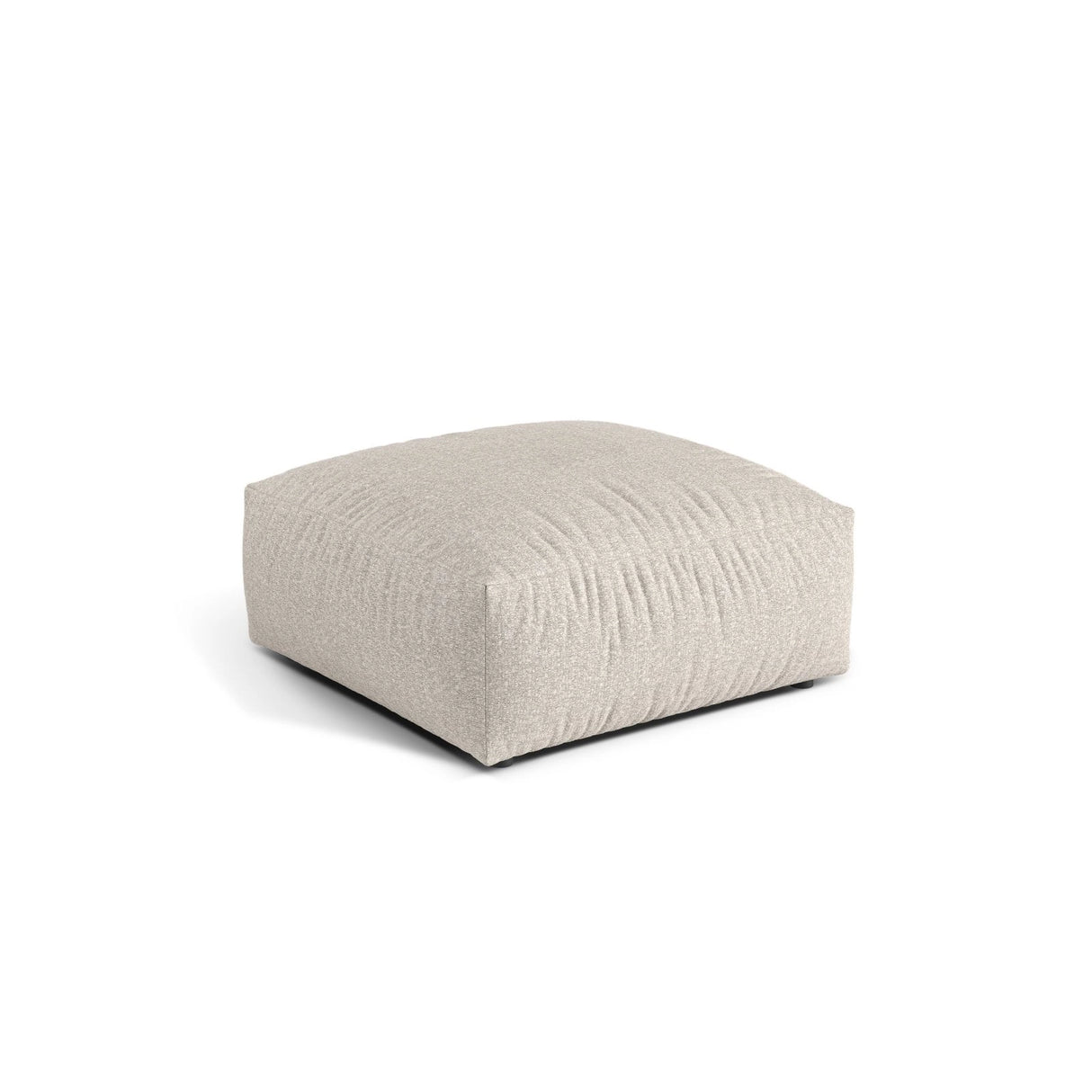 Martina Pouf aus Boucle in Beige (Monet Sand), 106x106 cm von Micadoni – Bild 3