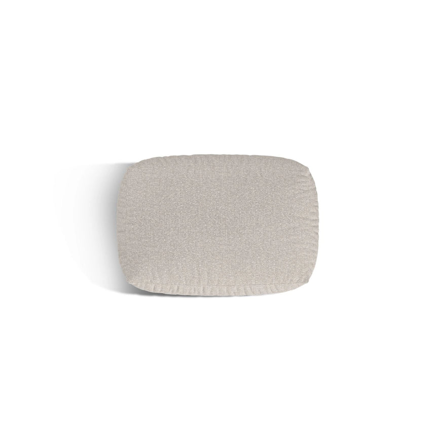 Martina Pouf aus Boucle in Beige (Monet Sand), 95x65 cm von Micadoni – Bild 4