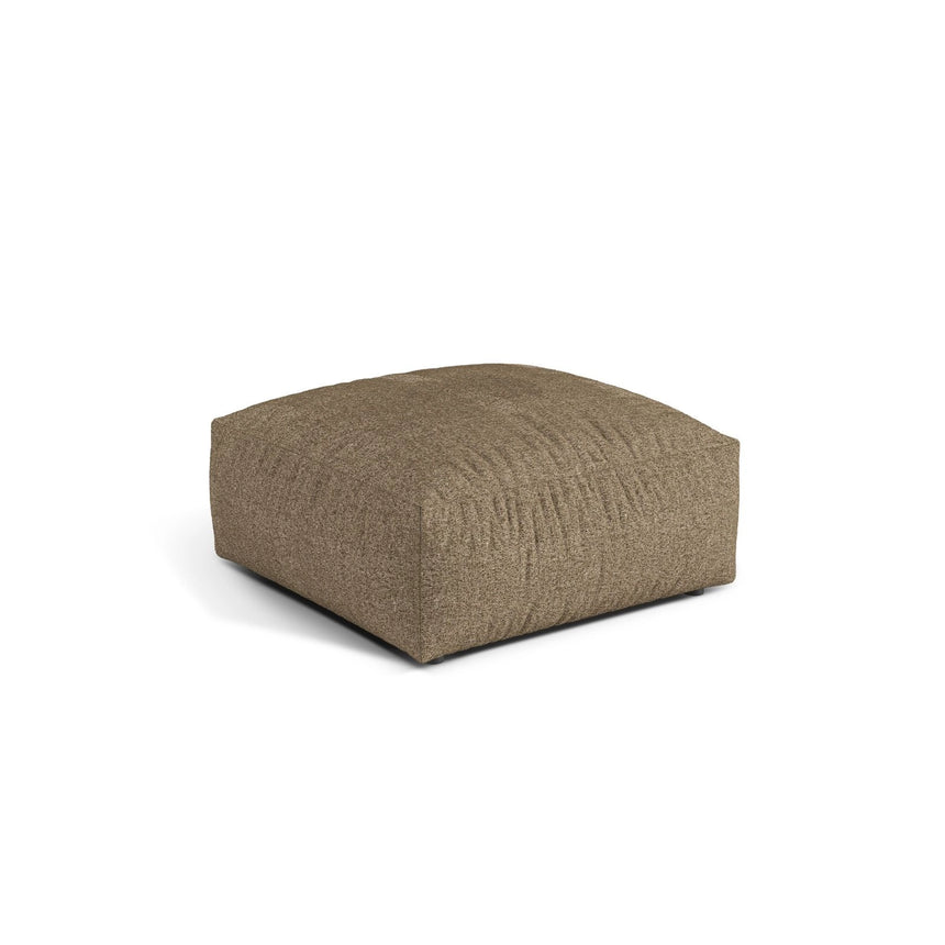 Martina Pouf aus Boucle in Cappuccino (Monet Cappucino), 106x106 cm von Micadoni – Bild 3