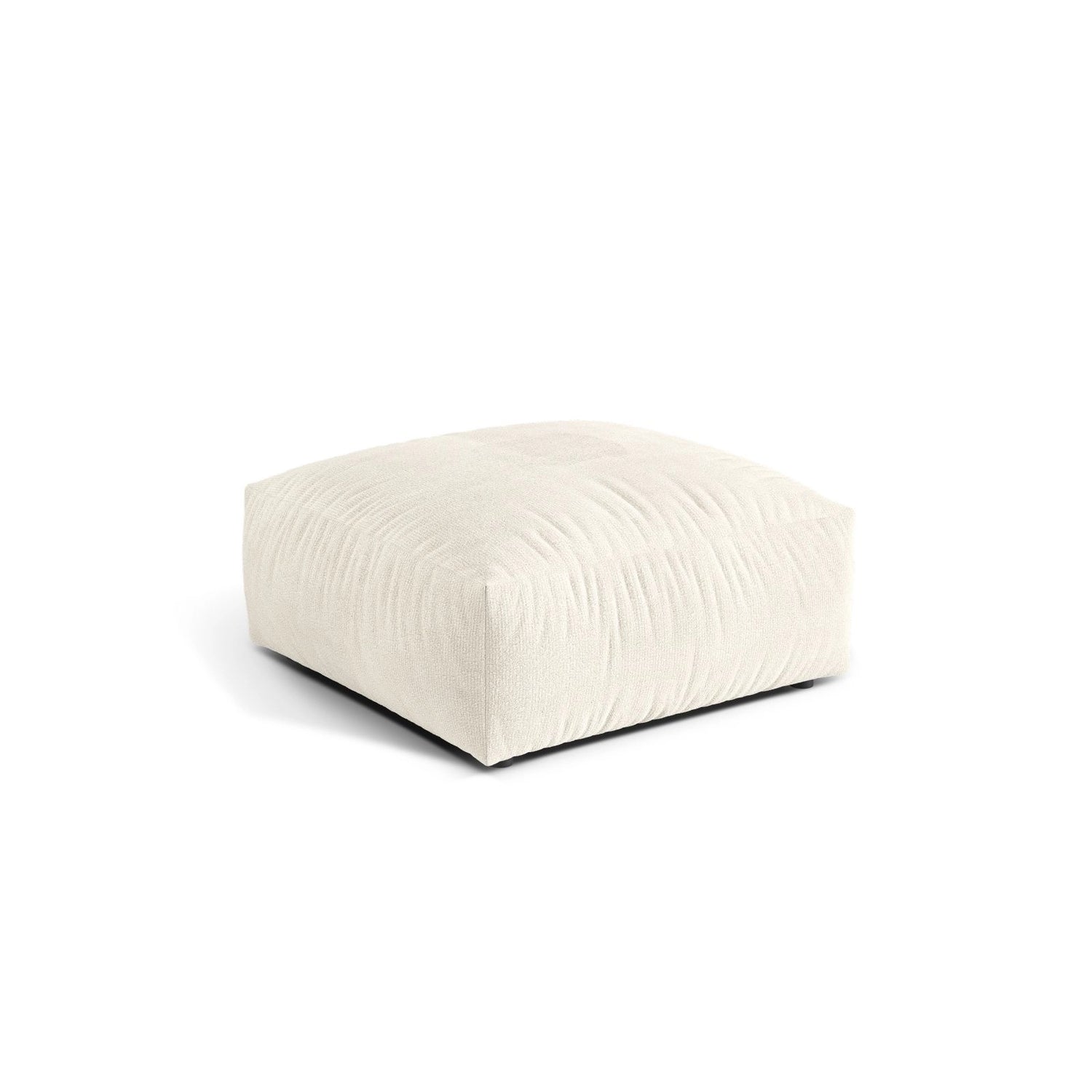 Martina Pouf aus Boucle in Elfenbein (Monet Nata), 106x106 cm von Micadoni – Bild 3