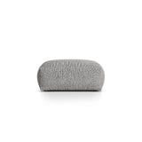Martina Pouf aus Boucle in Graphit (Monet Graphite), 106x106 cm von Micadoni – Bild 1