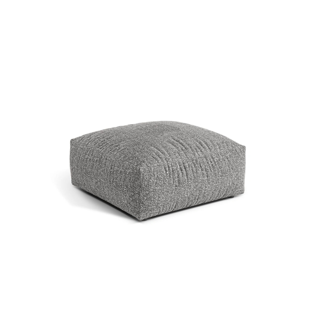 Martina Pouf aus Boucle in Graphit (Monet Graphite), 106x106 cm von Micadoni – Bild 3