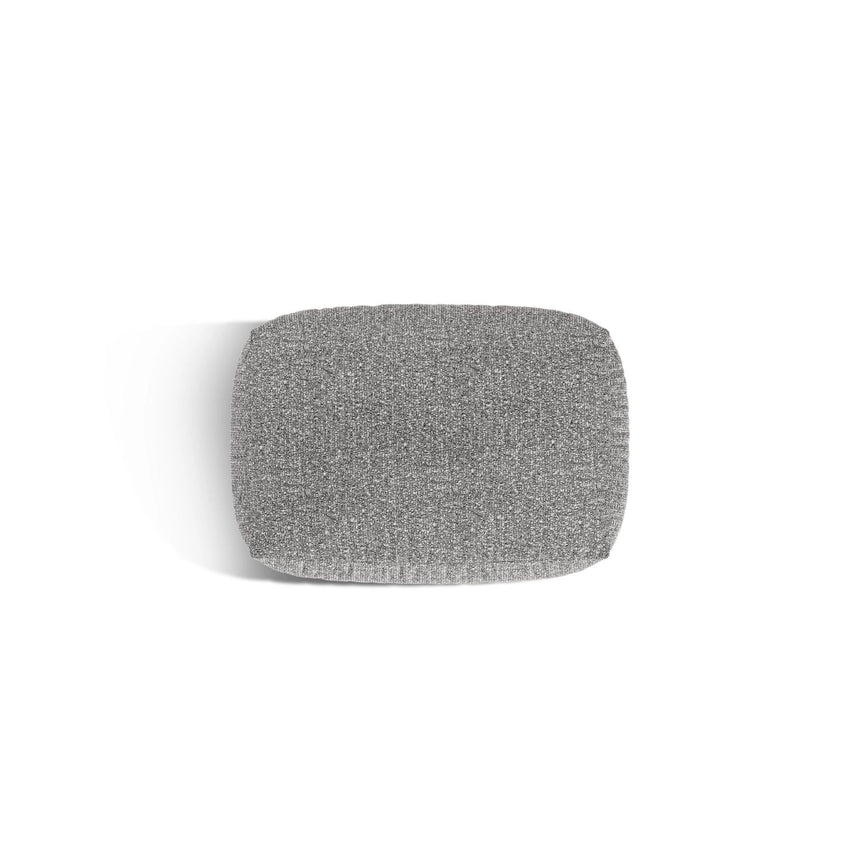 Martina Pouf aus Boucle in Graphit (Monet Graphite), 95x65 cm von Micadoni – Bild 4