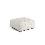 Martina Pouf aus Boucle in Grau Beige meliert (Monet Pearl), 106x106 cm von Micadoni – Bild 3
