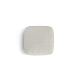 Martina Pouf aus Boucle in Grau Beige meliert (Monet Pearl), 106x106 cm von Micadoni – Bild 4