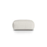 Martina Pouf aus Boucle in Grau Beige meliert (Monet Pearl), 95x65 cm von Micadoni – Bild 1