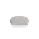 Martina Pouf aus Boucle in Silber (Monet Silver), 106x106 cm von Micadoni – Bild 1
