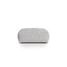 Martina Pouf aus Boucle in Silber (Monet Silver), 106x106 cm von Micadoni – Bild 1