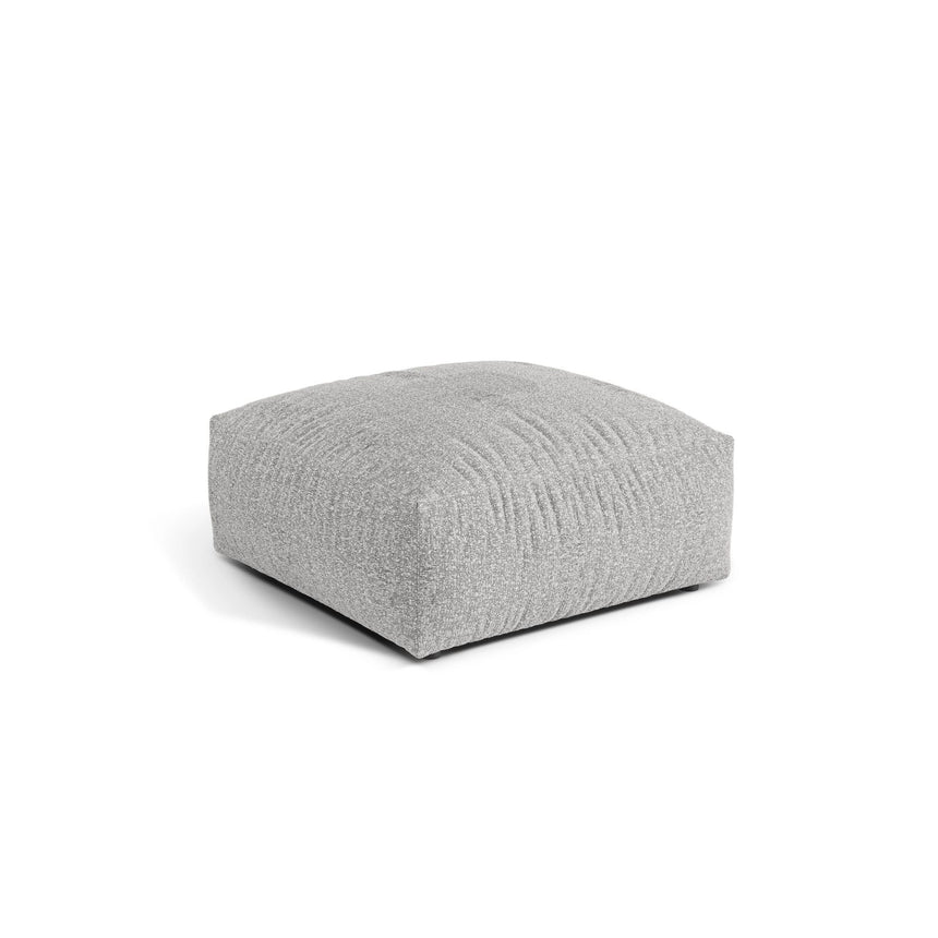 Martina Pouf aus Boucle in Silber (Monet Silver), 106x106 cm von Micadoni – Bild 3