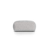 Martina Pouf aus Boucle in Silber (Monet Silver), 95x65 cm von Micadoni – Bild 1